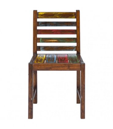 vidaXL Dining Chairs 2 pcs Solid Reclaimed Wood