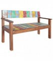 vidaXL Bench 115 cm Solid Reclaimed Wood