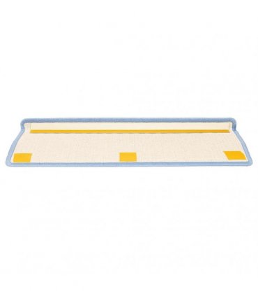 vidaXL Stair Mats 15 pcs 65x21x4 cm Sea Blue Rectangular Edge
