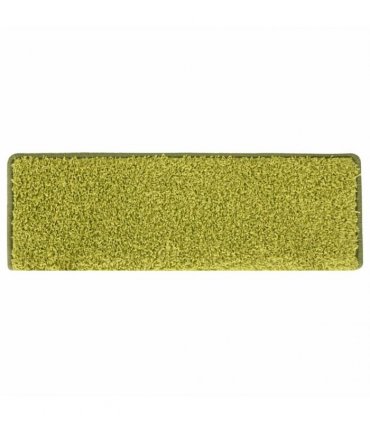 vidaXL Stair Mats 15 pcs 65x21x4 cm Green Rectangular Edge