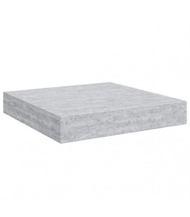 vidaXL Floating Wall Shelves 2 pcs Concrete Grey 23x23,5x3,8 cm MDF