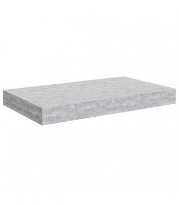 vidaXL Floating Wall Shelf Concrete Grey 40x23.5x3.8 cm MDF