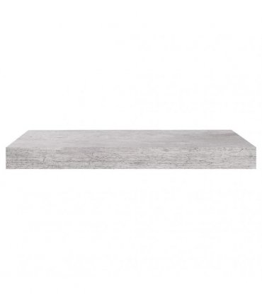 vidaXL Floating Wall Shelf Concrete Grey 50x23.5x3.8 cm MDF