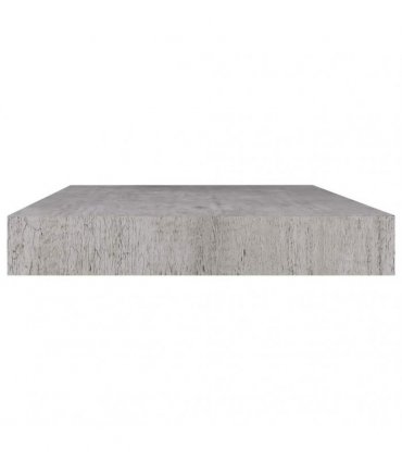 vidaXL Floating Wall Shelf Concrete Grey 50x23.5x3.8 cm MDF