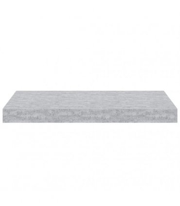 vidaXL Floating Wall Shelves 2 pcs Concrete Grey 50x23.5x3.8 cm MDF