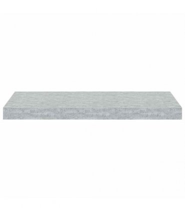 vidaXL Floating Wall Shelf Concrete Grey 60x23,5x3,8 cm MDF