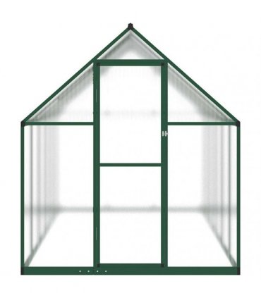 vidaXL Greenhouse with Base Frame Green 334x169x195 cm Aluminium
