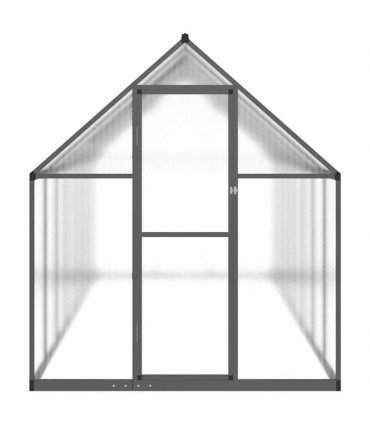 vidaXL Greenhouse with Base Frame Anthracite 445x169x195 cm Aluminium