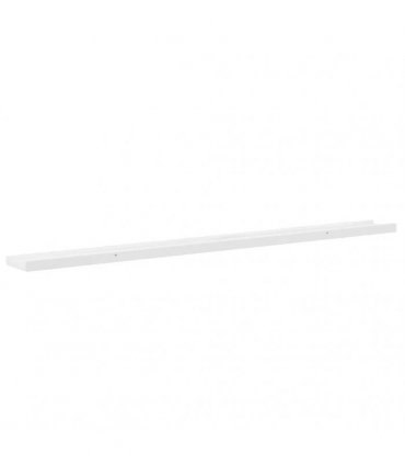 vidaXL Wall Shelves 4 pcs High Gloss White 115x9x3 cm