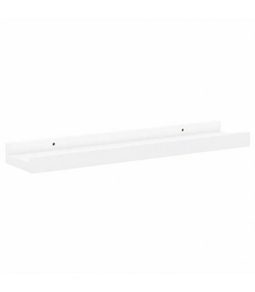 vidaXL Wall Shelves 4 pcs White 40x9x3 cm