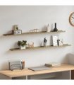vidaXL Wall Shelves 2 pcs Sonoma Oak 115x9x3 cm