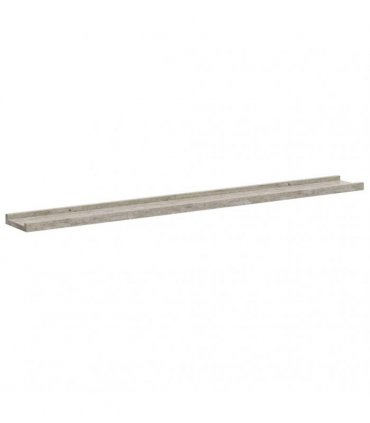 vidaXL Wall Shelves 2 pcs Concrete Grey 100x9x3 cm