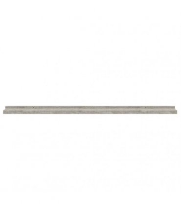 vidaXL Wall Shelves 2 pcs Concrete Grey 100x9x3 cm