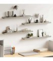 vidaXL Wall Shelves 4 pcs Concrete Grey 60x9x3 cm