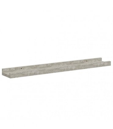 vidaXL Wall Shelves 4 pcs Concrete Grey 60x9x3 cm