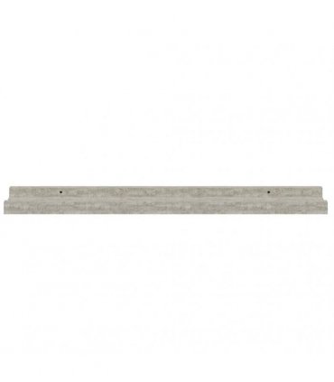vidaXL Wall Shelves 4 pcs Concrete Grey 60x9x3 cm