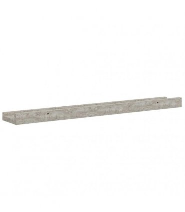vidaXL Wall Shelves 4 pcs Concrete Grey 60x9x3 cm