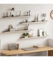vidaXL Wall Shelves 4 pcs Concrete Grey 80x9x3 cm