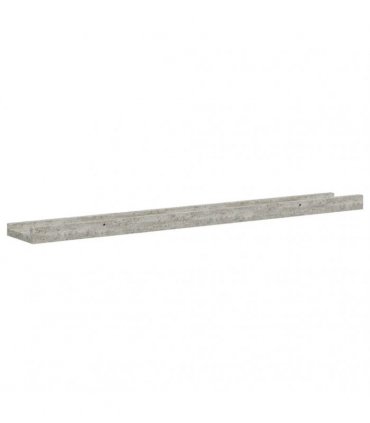 vidaXL Wall Shelves 4 pcs Concrete Grey 80x9x3 cm