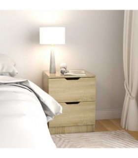 vidaXL Bedside Cabinet Sonoma Oak 40x40x50 cm Engineered Wood