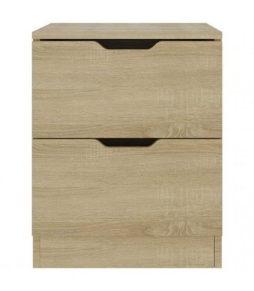 vidaXL Bedside Cabinet Sonoma Oak 40x40x50 cm Engineered Wood