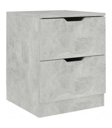 vidaXL Bedside Cabinet Concrete Grey 40x40x50 cm Engineered Wood