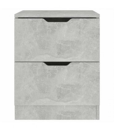 vidaXL Bedside Cabinet Concrete Grey 40x40x50 cm Engineered Wood