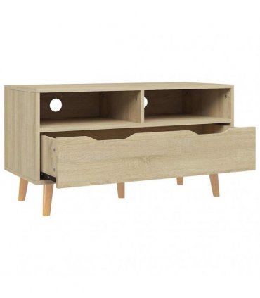 vidaXL TV Cabinet Sonoma Oak 90x40x48,5 cm Engineered Wood