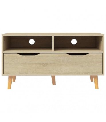 vidaXL TV Cabinet Sonoma Oak 90x40x48,5 cm Engineered Wood
