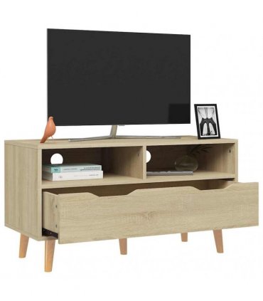 vidaXL TV Cabinet Sonoma Oak 90x40x48,5 cm Engineered Wood