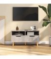 vidaXL TV Cabinet Concrete Grey 90x40x48,5 cm Engineered Wood