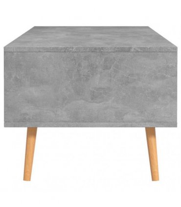 vidaXL Coffee Table Concrete Grey 100x49,5x43 cm Engineered Wood