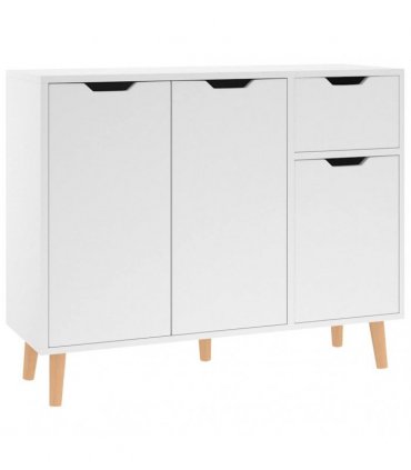 vidaXL Sideboard White 90x30x72 cm Engineered Wood