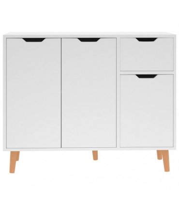 vidaXL Sideboard White 90x30x72 cm Engineered Wood