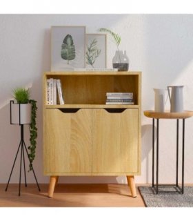 vidaXL Sideboard Sonoma Oak 60x30x72 cm Engineered Wood