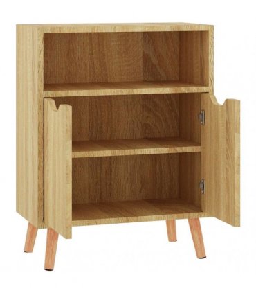 vidaXL Sideboard Sonoma Oak 60x30x72 cm Engineered Wood