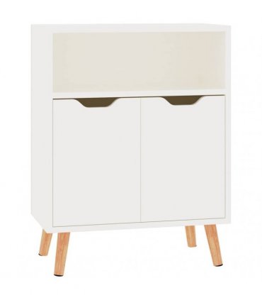 vidaXL Sideboard High Gloss White 60x30x72 cm Engineered Wood