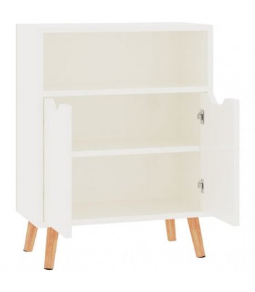 vidaXL Sideboard High Gloss White 60x30x72 cm Engineered Wood