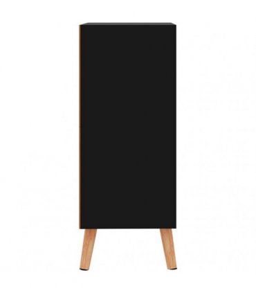 vidaXL Sideboard High Gloss Black 60x30x72 cm Engineered Wood
