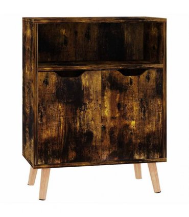vidaXL Sideboard Smoked Oak 60x30x72 cm Engineered Wood