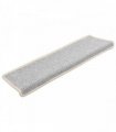 vidaXL Stair Mats 15 pcs 65x21x4 cm Silver Rectangular Edge