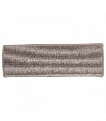 vidaXL Stair Mats 15 pcs 65x21x4 cm Dark Beige Rectangular Edge