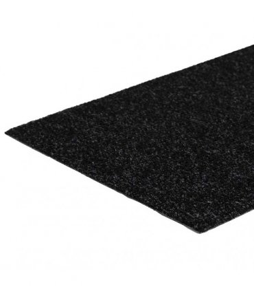 vidaXL Stair Mats Self-adhesive 15 pcs 60x25 cm Black Rectangular