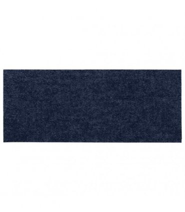 vidaXL Stair Mats Self-adhesive 15 pcs 60x25 cm Navy Rectangular