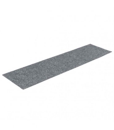 vidaXL Stair Mats Self-adhesive 15 pcs 76x20 cm Light Grey Rectangular