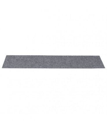 vidaXL Stair Mats Self-adhesive 15 pcs 76x20 cm Light Grey Rectangular