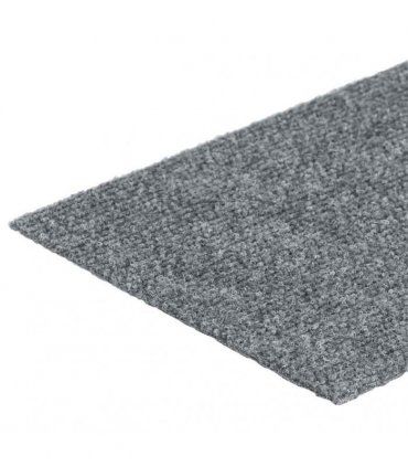 vidaXL Stair Mats Self-adhesive 15 pcs 76x20 cm Light Grey Rectangular