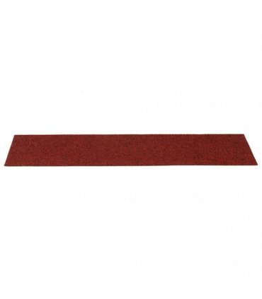 vidaXL Stair Mats Self-adhesive 15 pcs 76x20 cm Bordeaux Red