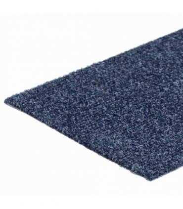 vidaXL Stair Mats Self-adhesive 15 pcs 76x20 cm Grey Blue Rectangular