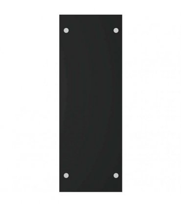 vidaXL Firewood Rack Black 40x35x100 cm Tempered Glass